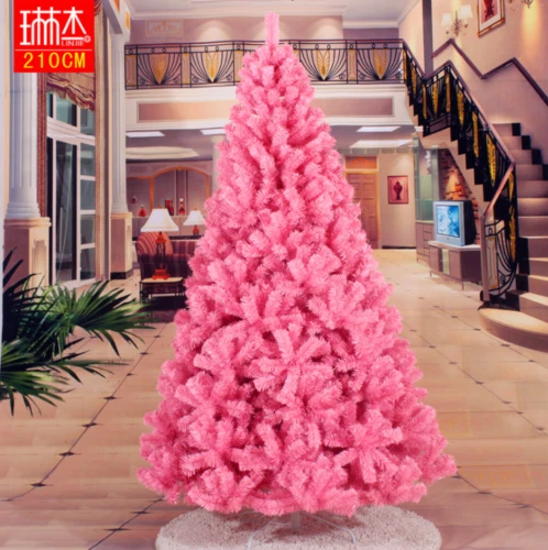 4ft 5ft 6ft 7ft Christmas Tree Undecorated Pink Purple Blue Gold Silver Black - Image 3 of 4