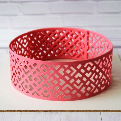 Plastic Chocolate Mold Hisi Cake Border Stencil Cake Decorating Supplies