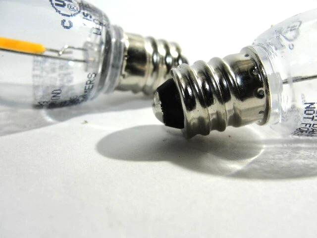 Feit Electric 7w Equivalent C7 2700K Clear LED E12 Night Light Bulb (PK of 2) - Image 2 of 4