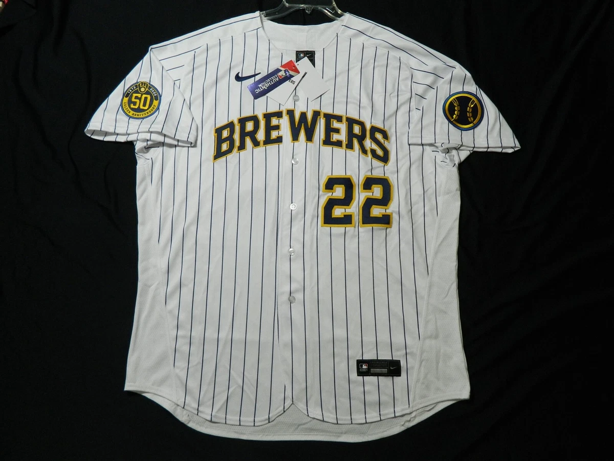 Yelich pinstripe jersey 2025