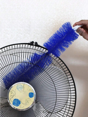 1pc Bendable Long Handle Fan Cleaning Brush, Duster For Air Conditioner - NEW