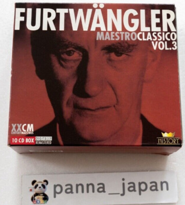 Wilhelm Furtwängler Maestro Classico Vol.3 10 CD Box Set Beethoven Brahms Wagner