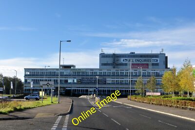 Foto 12x8 Antrim Stadt Antrim\/J1685 Der ehemalige Enkalon Nylonfaden Manuf c2013