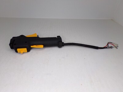 Poignée D’accélérateur De Rechange Pour Débroussailleuse – Compatible Nombreuses Marques – Câble Inclus, Couleur Orange
