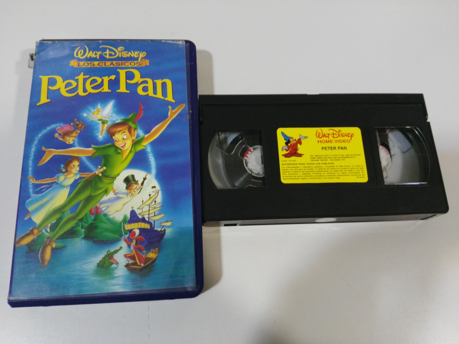 PETER PAN Los Clasicos WALT DISNEY - VHS Español