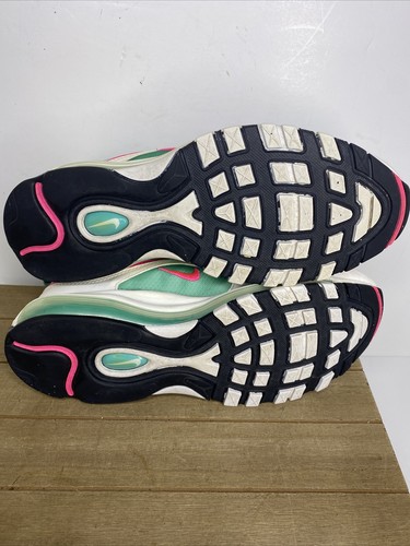 Nike Air Max 97 South Beach 2018 White Teal Pink 921826-102 Mens Size 9 - 第 6/10 張圖片