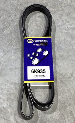 #ad NAPA Power Fit V Ribbed Belt 6K935 Serpentine Belt New $29.90