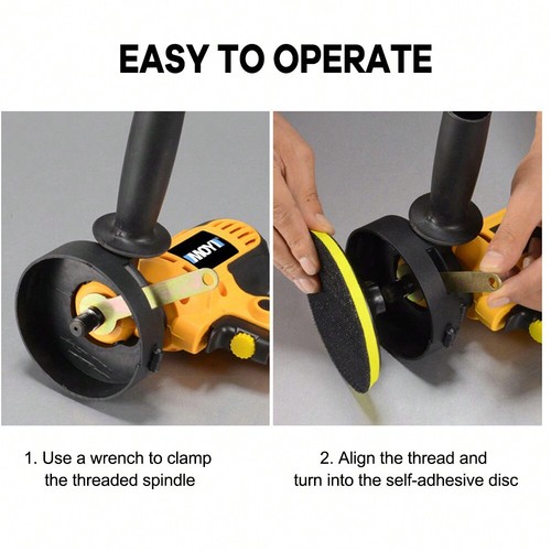 16PCS Buffer Polisher, Car Polisher Variable Speed Polisher Kit, Detachable Hand - Picture 6 of 6