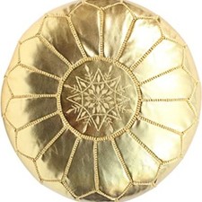 pouffe en cuire véritable, repose pieds , marocain pouffe,artisanat marocain