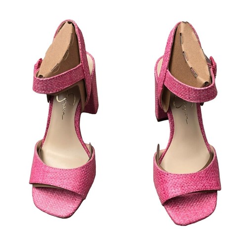 Jessica Simpson Sunkissed Coral Christa Woven Platform - Picture 4 of 8