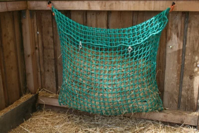 Heunetz Tasche Konege, Breite 1,0m, MW 3,0cm, o. Gurtschnellverschluß Futternetz