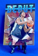 2023-24 Topps Finest Debut Silver Refractor Sidy Cissoko Rookie D-26 RC Portland
