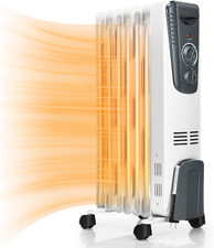 Mill 1500w Electronic Oil-filled Radiant Portable Heater Anti Tip Over  Safety for sale online | eBay