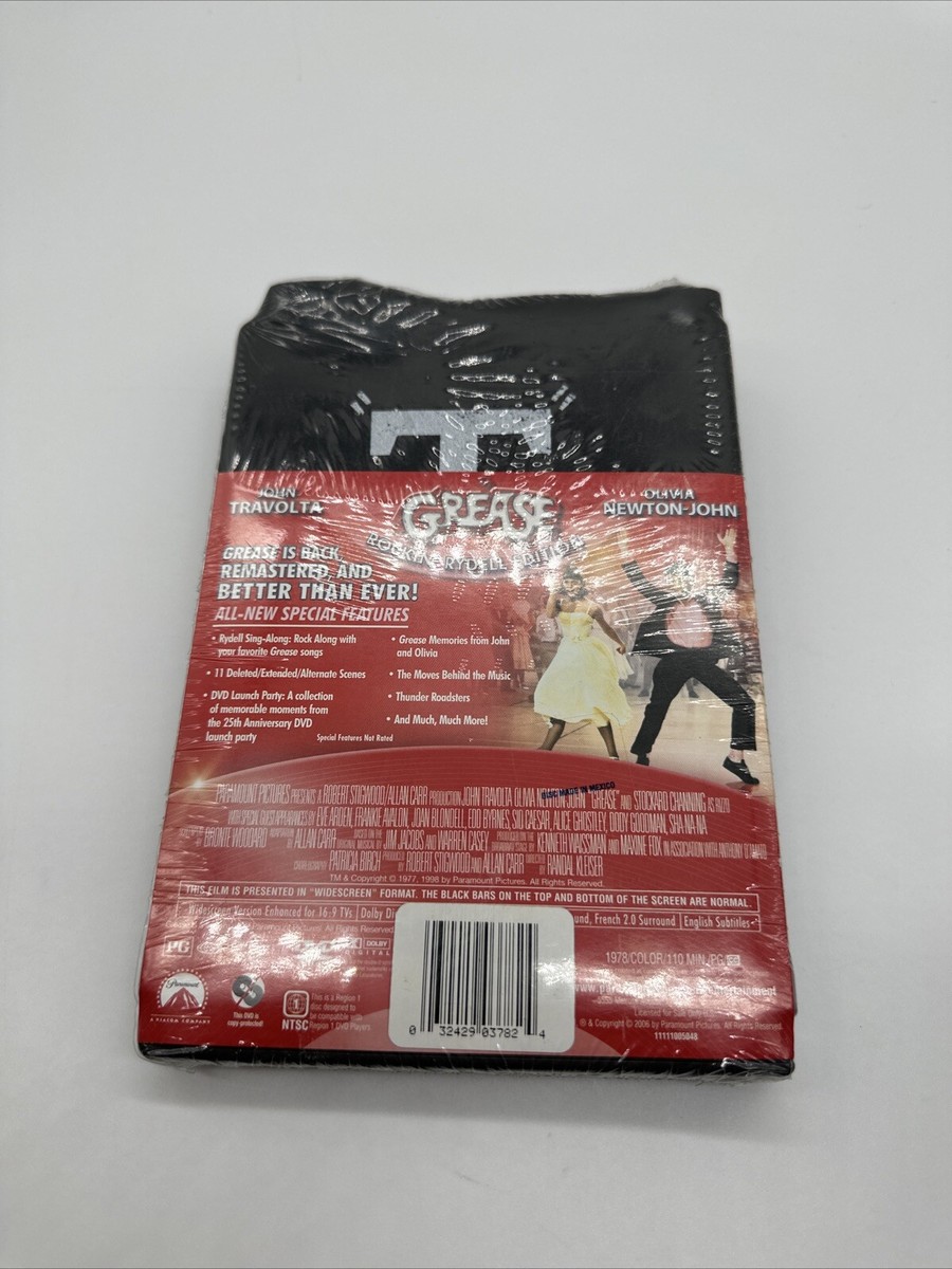 Grease (DVD, 2008, Rockin Rydell Edition with Bleck Leather