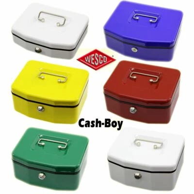 Geldkassette Geldkasse Geldbox Münzkassette Münzfächer Stahlblech Kasse Wesco