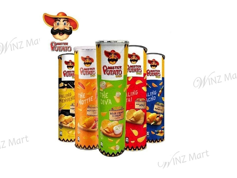 Mister Potato Crisps Tea Time Snack (2 Bottles X 145g)