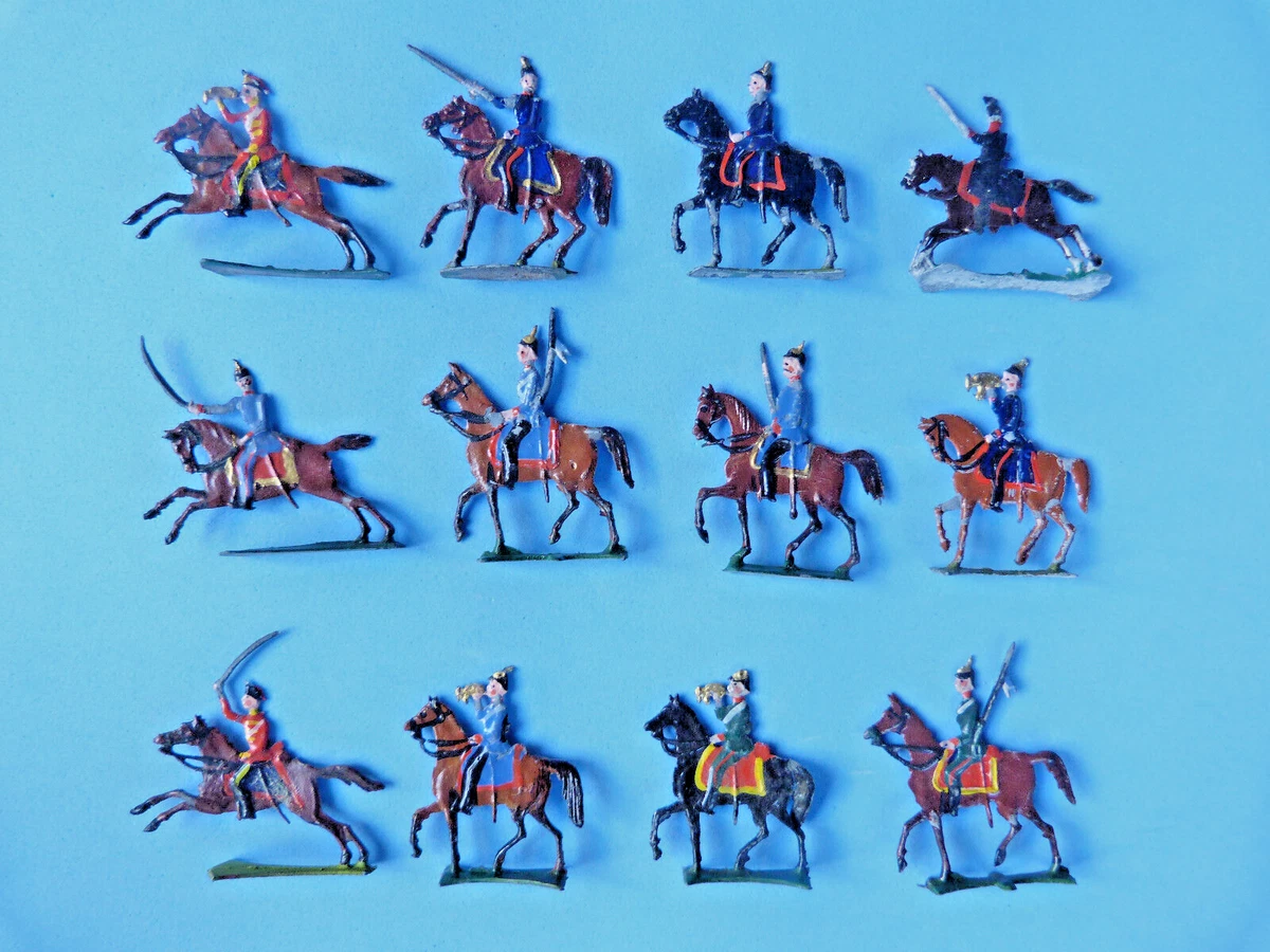 Lot De Figurines Plates D'étain - Zouaves Et Tirailleurs Algériens, Second Empire 1870, échelle 1/72