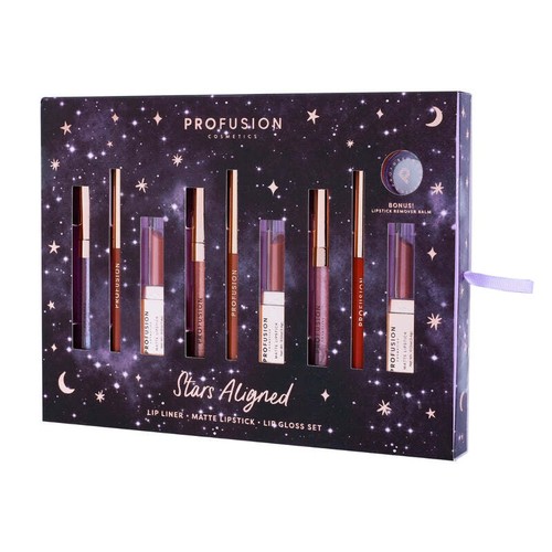 Profusion Cosmetics Star Aligned Lip Set-Liners,Lipstick,Lip Gloss - Picture 6 of 6