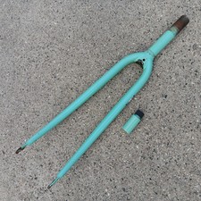 Forcella da strada Bianchi vintage 1" ruota 27" bici da strada Alfana include vernice ritocco