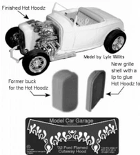 The Model Car Garage MCG-2220 '32 Ford Flames Hot Hoodz for Revell kits