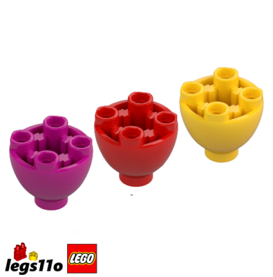 LEGO 24947 - Pack of of 1x 2x 4x - NEW Brick 2x2x1.3 Round