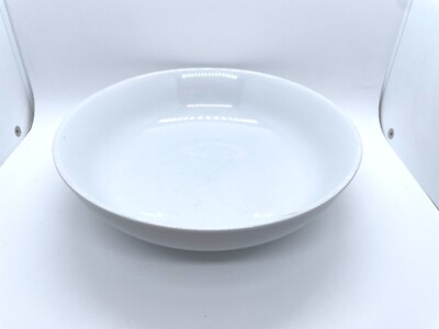 PIER 1 IMPORTS Luminous White Porcelain White Pasta Bowl 9  