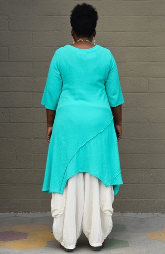 WATERSISTER Cotton Gauze TANGO TUNIC Long Top 1(S/M) 2(L/XL) 3(1X) oh my COLORS - Picture 8 of 42