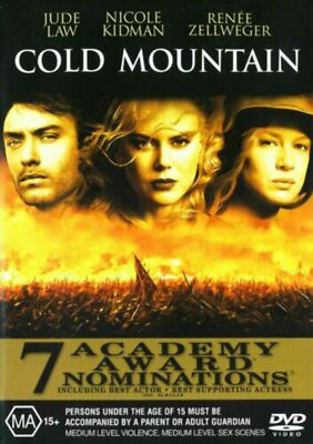 Cold Mountain (DVD) Nicole Kidman/ Jude Law - Region 4 vgc t709