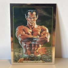 2024 Upper Deck SkyBox Marvel Masterpieces '92 Platinum - Namor Card #57