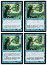 Cephalid Illusionist x4 4x 2002 Torment PLAYSET Blue Unc Creature MTG NM AZ1