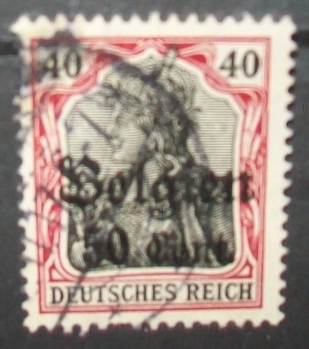 N°1970H STAMP DEUTSCHES REICH LANDESPOST IN BELGIEN CANCELED  Aus