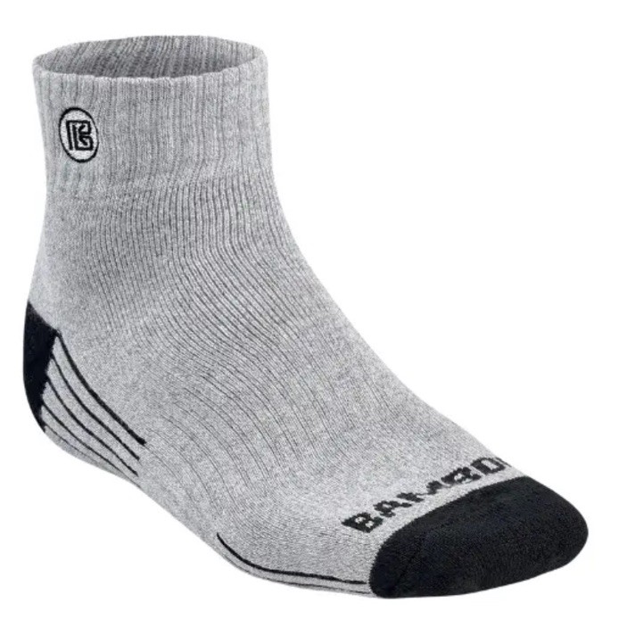 Men’s Bamboo Sports Size XL Gray  Premium Bamboo Quarter High Crew Socks