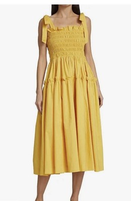 EN Saison Ida Smocked Midi Dress
