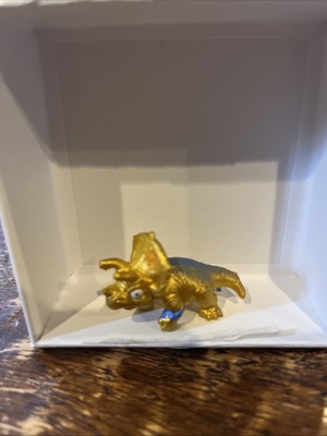 Zuru Smashers Dino Island Mini Figure Triceratops Gold Color