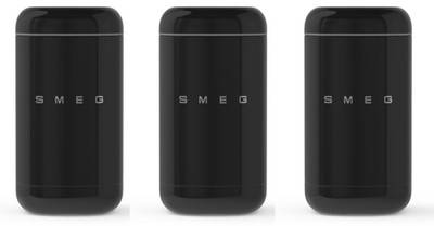 SMEG Food Storage Containers 3x 2026 New Collection Retro Design 1.4L 0.5L Black