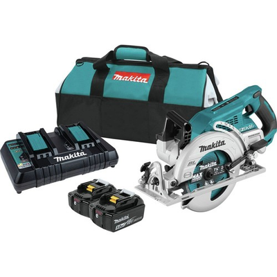 #ad Makita 18V X2 LXT 7 1 4 in. Circular Saw Kit XSR01PT R Certified Refurbished $256.99