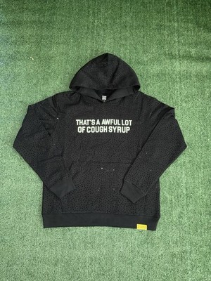 VVS Awful Lot Of Cough Syrup Pull Over Hoodie Black Size, S | eBay