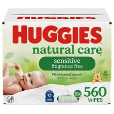 Huggies Natural Care Sensitive Unscented Baby Wipes (Select Count)