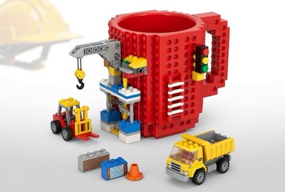 Klemmbausteine Baustein Becher Tasse Build on Brick Mug Rot | Fahrzeuge