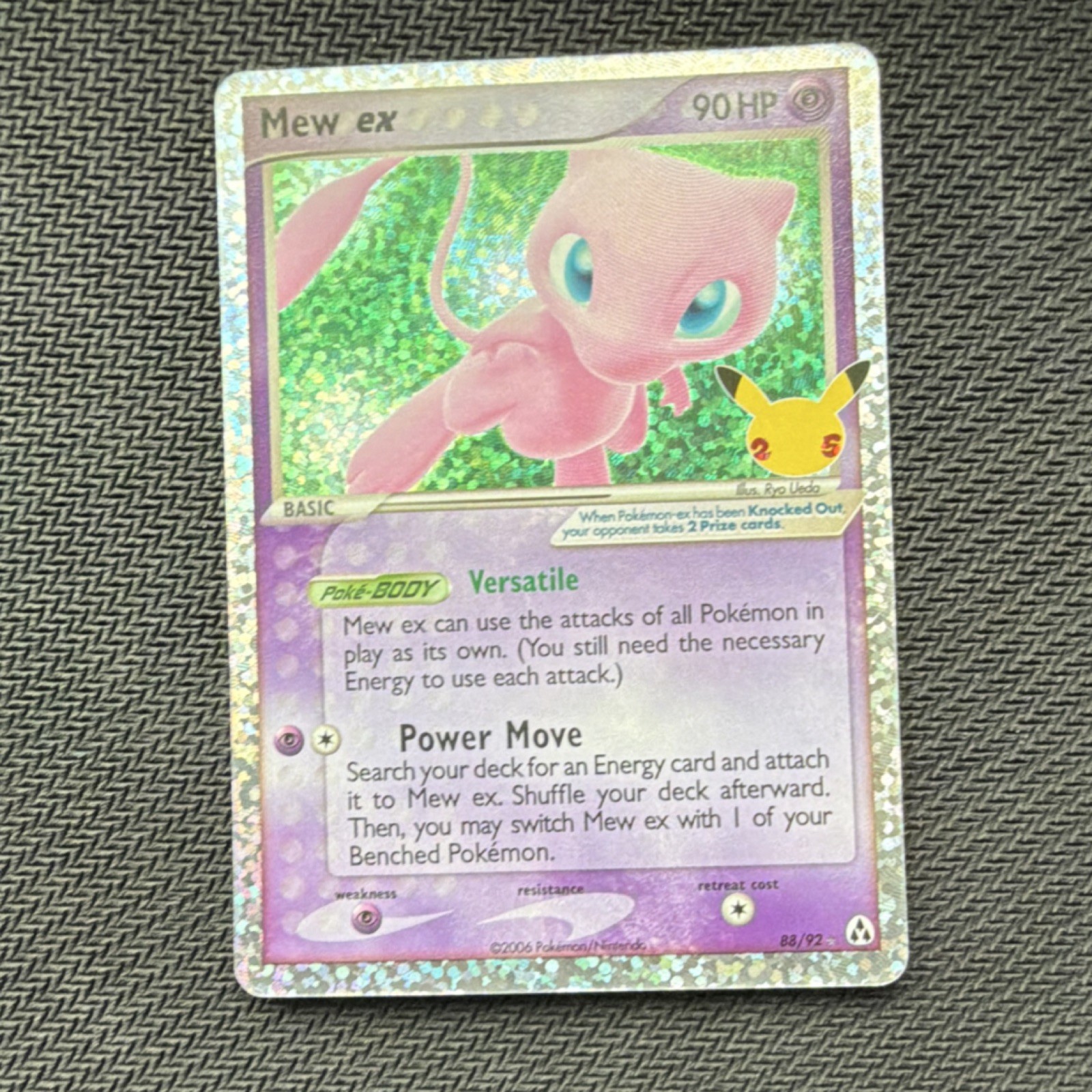 Pokemon Mew ex 88/92 EX Legend Maker 2006 Holo Rare 90 HP Eng Ryo Ueda