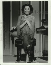 1985 Press Photo Sylvia Fine Kaye performs on Musical Comedy Tonight III, on PBS