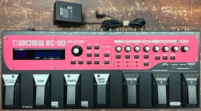 BOSS RC-50 Loop Station Looper Effects Pedal W/AC Adapter - Used