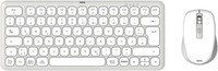 Hama WeißEs Tastatur Maus Set Kabellos Multi Device & Maus Bluetooth/Funk Qwertz