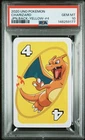 2020 UNO POKEMON JAPANESE BACK-YELLOW-#4 CHARIZARD PSA 10