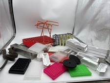 Large Lot Test Tube Racks Wells Boxes Vial Holders . Racks Misc Integra Nalgene