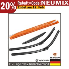 Scheibenwischer Vorne Hinten Set Wischerblätt für Opel Astra J P10 Caravan Qwrln