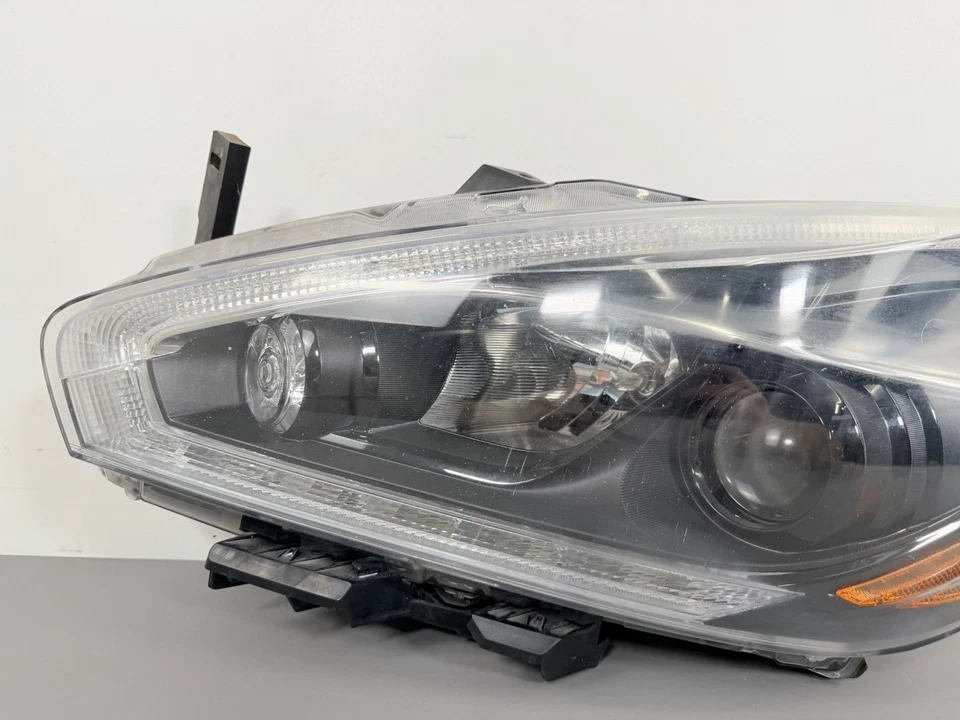 Faro halógeno izquierdo lado del conductor Nissan Murano 2015-2018 negro OEM Foto 3 de 4