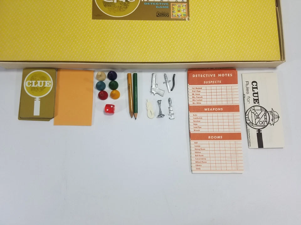 1963 Clue Game by Parker Brothers Complete in Good Condition - Image 2 of 4