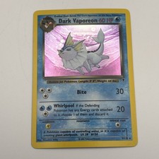 Dark Vaporeon 9/110 Legendary Collection Holo HP Pokemon TCG WOTC 2002 English on eBay