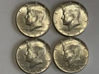 Lot of 4, 1967 Kennedy Half Dollars 40% Silver *ungraded Nice*